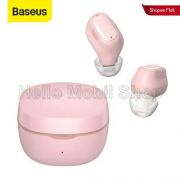 Baseus Encok WM01 vezeték nélküli fülhallgató, púder rózsaszín