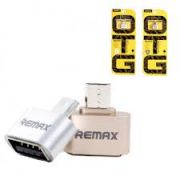Remax OTG USB2.0/Micro USB - ezüst