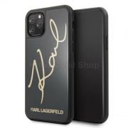 Apple Iphone 11 Karl Lagerfeld  Signature Glitter, fekete