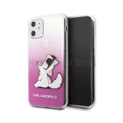 Apple Iphone 11 Pro Max Karl Lagerfeld Choupette Fun htlap, pink