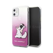 Apple Iphone 13 Pro Max Karl Lagerfeld Choupette Fun telefontok, pink