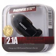 Remax Fekete autós töltőfej, 1db USB bemenettel