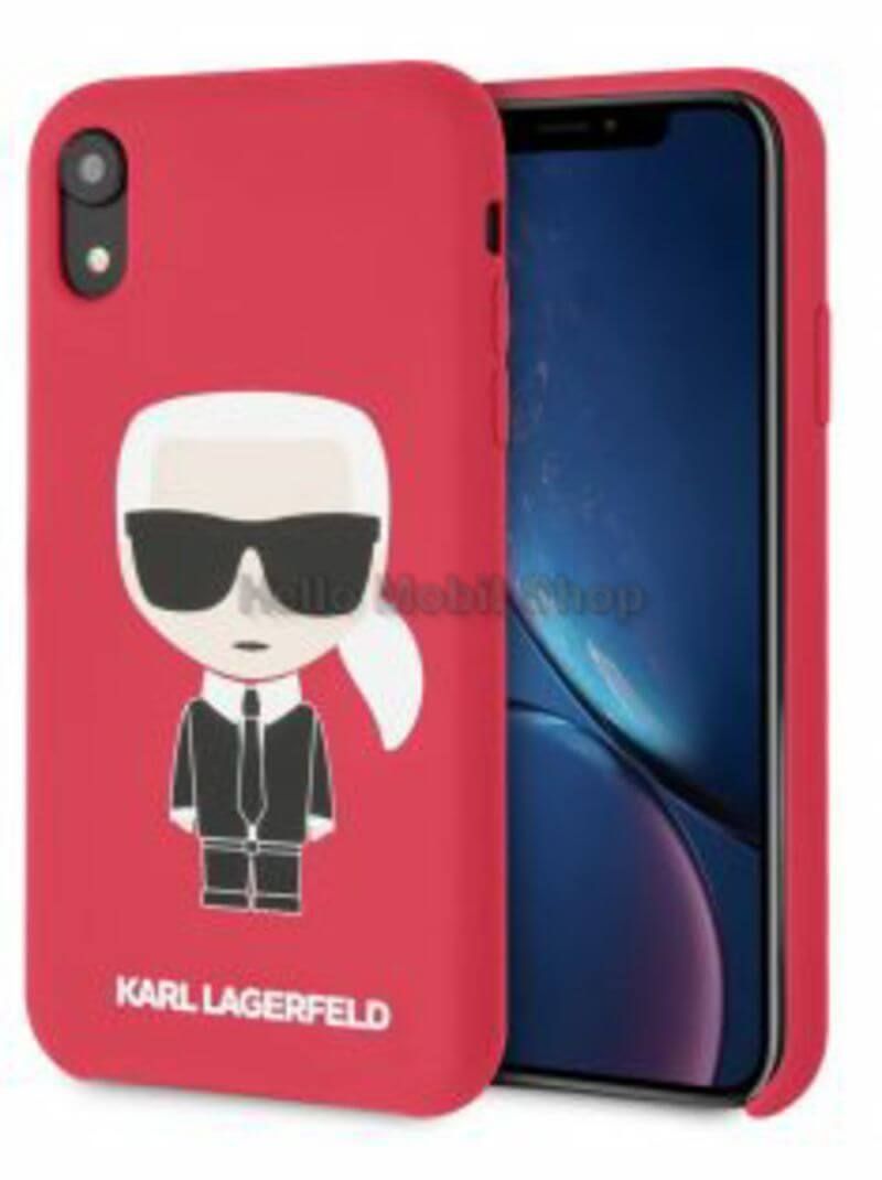 Apple Iphone XR (6,1") Karl Lagerfeld telefontok, piros