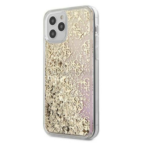 Apple Iphone 12/12 Pro 6.1" Guess tok, arany csillmmal